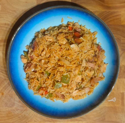 Chicken and chorizo jambalaya