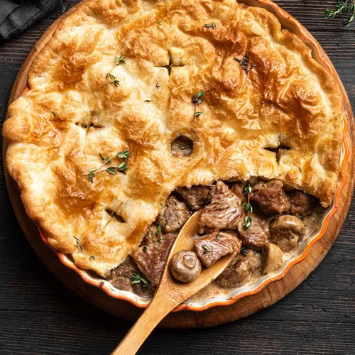 Chicken and Mushroom Pie