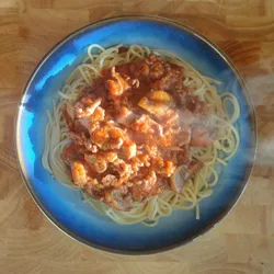 Bolognese pasta du jour