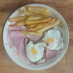 Ham, Egg, and Chips