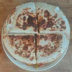 Spicy Chorizo and Chicken Quesadillas